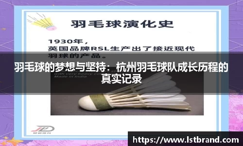 羽毛球的梦想与坚持：杭州羽毛球队成长历程的真实记录